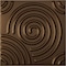 Ekena Millwork 19 5/8in. W x 19 5/8in. H Spiral EnduraWall Decorative 3D Wall Panel Covers 2.67 Sq. Ft. WP20X20SPCAB - alternate 1
